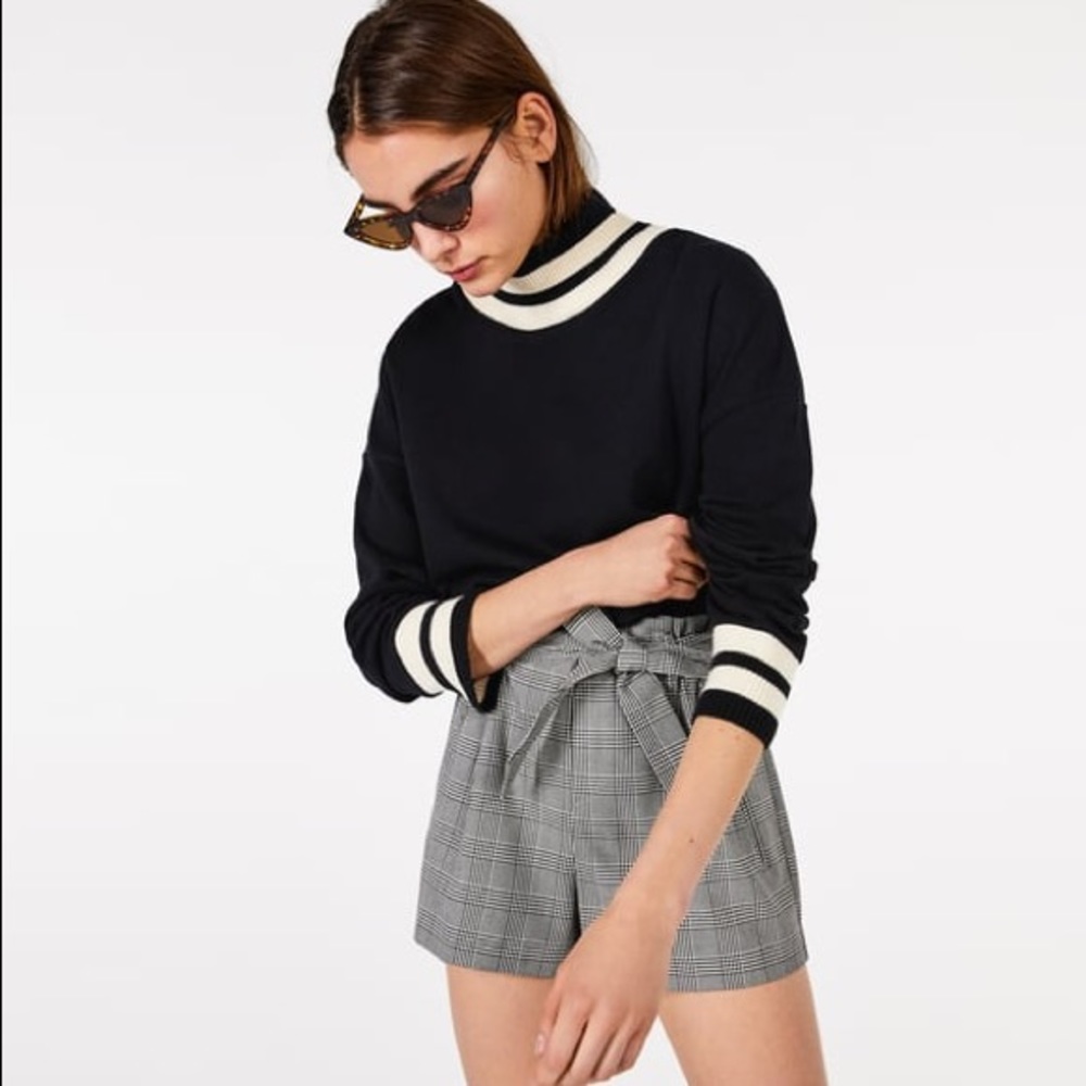 NTW Zara check bermuda shorts